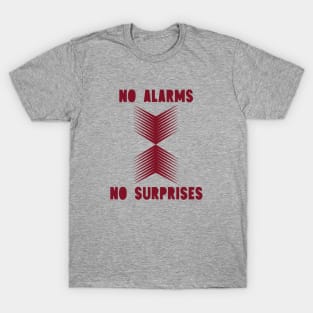 No Surprises, burgundy T-Shirt